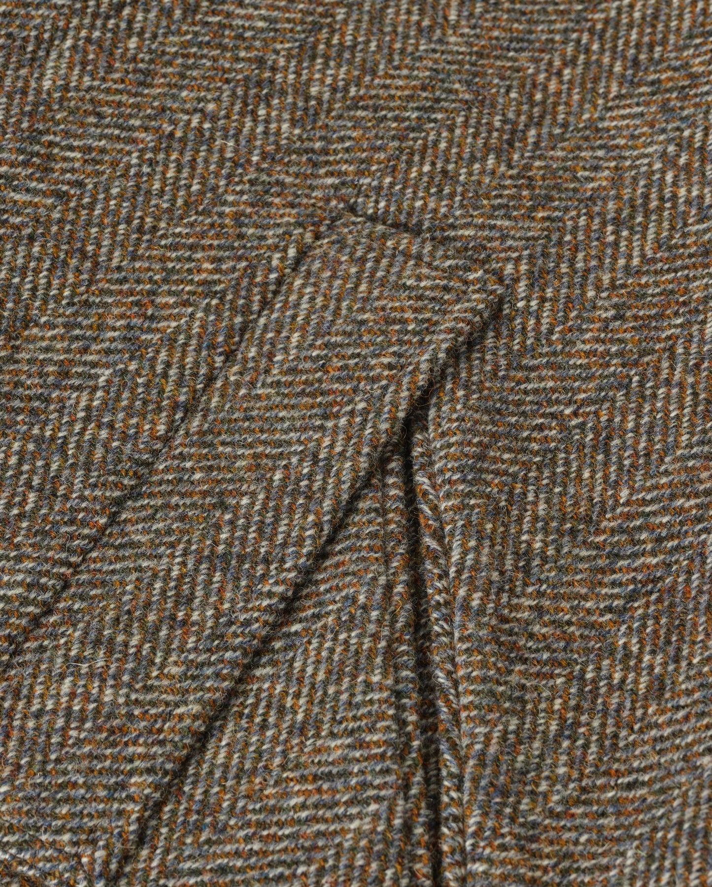 JOHNSTONS OF ELGIN MENS BRODIE WOOL CAR COAT BLUE MARL 100% WOOL UD000542RU7856
