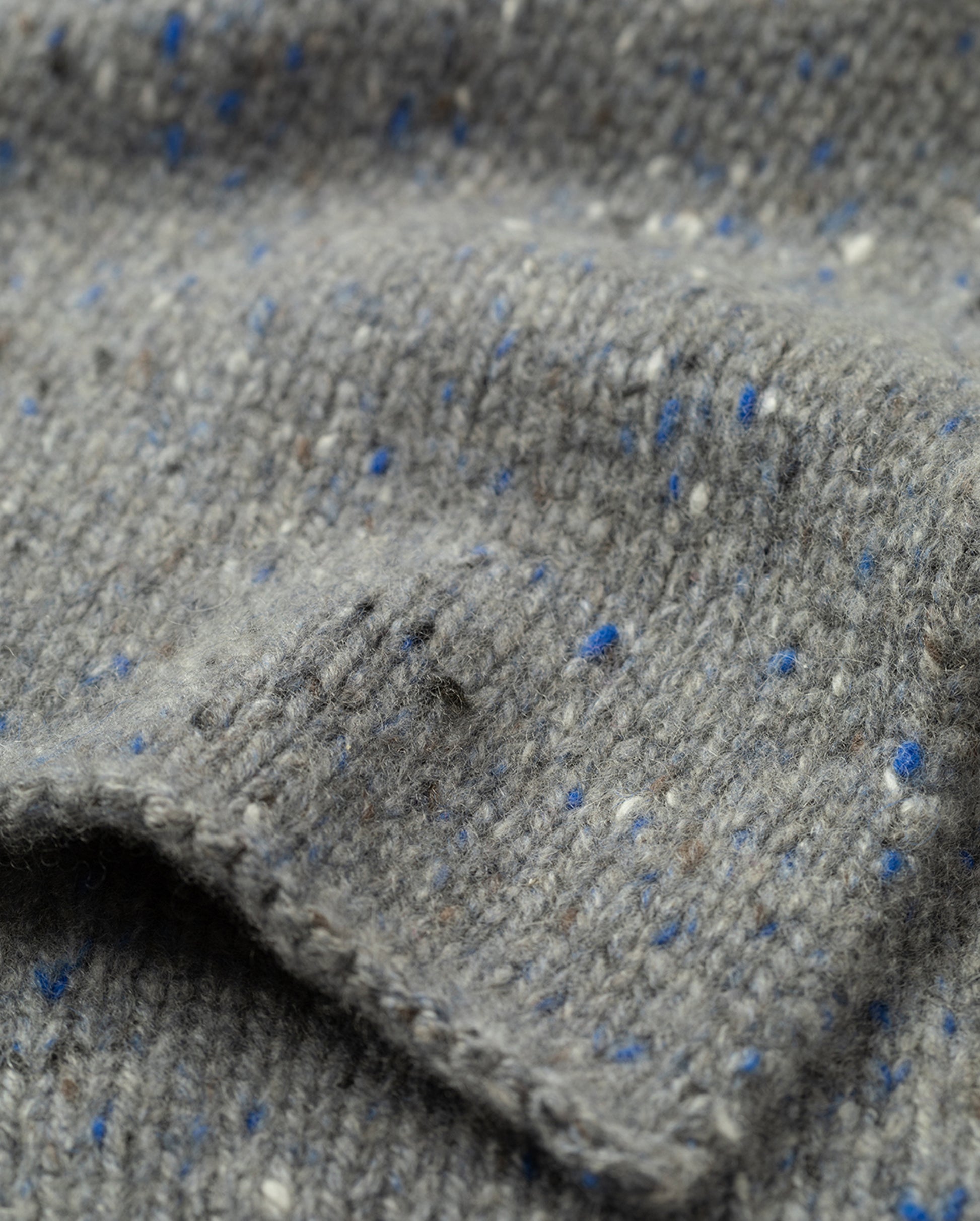 JOHNSTONS OF ELGIN CASHMERE DONEGAL TIREE SCARF WITH ROLLED EDGE GREY 100% CASHMERE HAC03622HA4270ONE