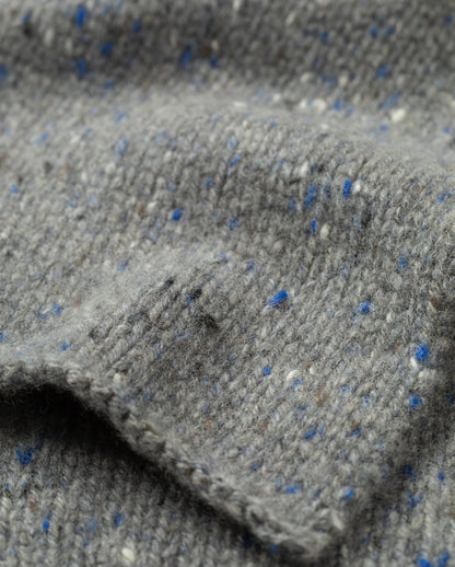 JOHNSTONS OF ELGIN CASHMERE DONEGAL TIREE SCARF WITH ROLLED EDGE GREY 100% CASHMERE HAC03622HA4270ONE