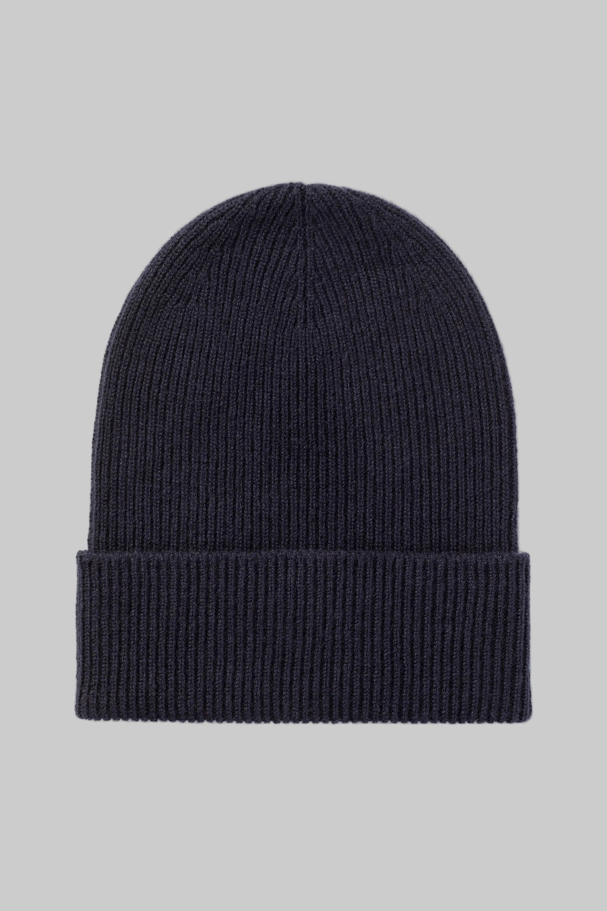 Johnstons of Elgin AW25 Knitted Accessories Dark Navy Slouchy Cashmere Beanie HAE03325SD7666ONE