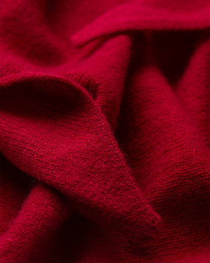 JOHNSTONS OF ELGIN REEL BANDANA RED 100% CASHMERE  HAE03430SE5325ONE