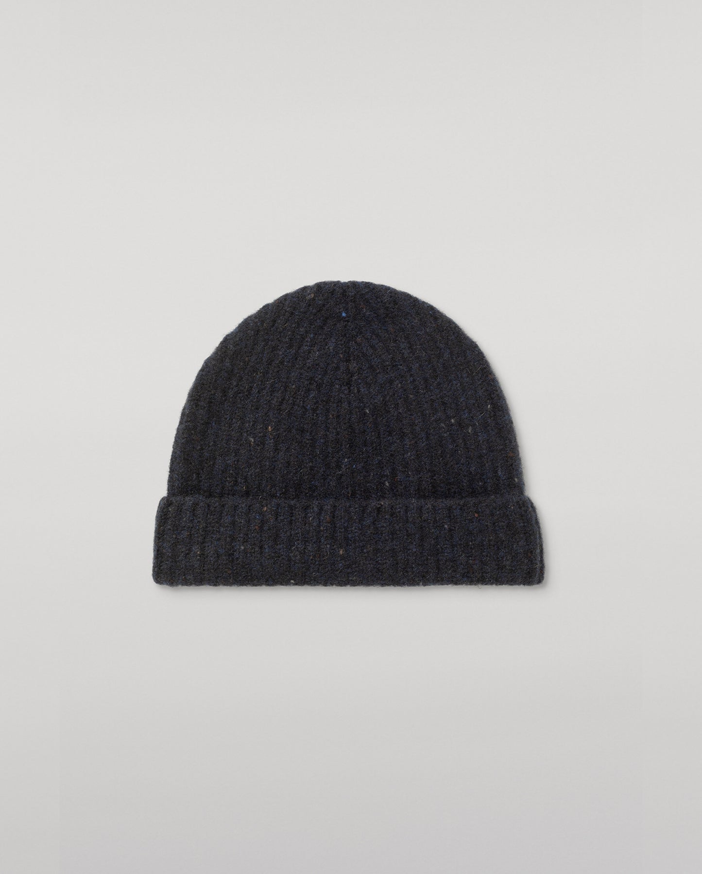 JOHNSTONS OF ELGIN CASHMERE DONEGAL TRAQUAIR RIBBED BEANIE BLUE 100% CASHMERE HAE03643HD7348ONE
