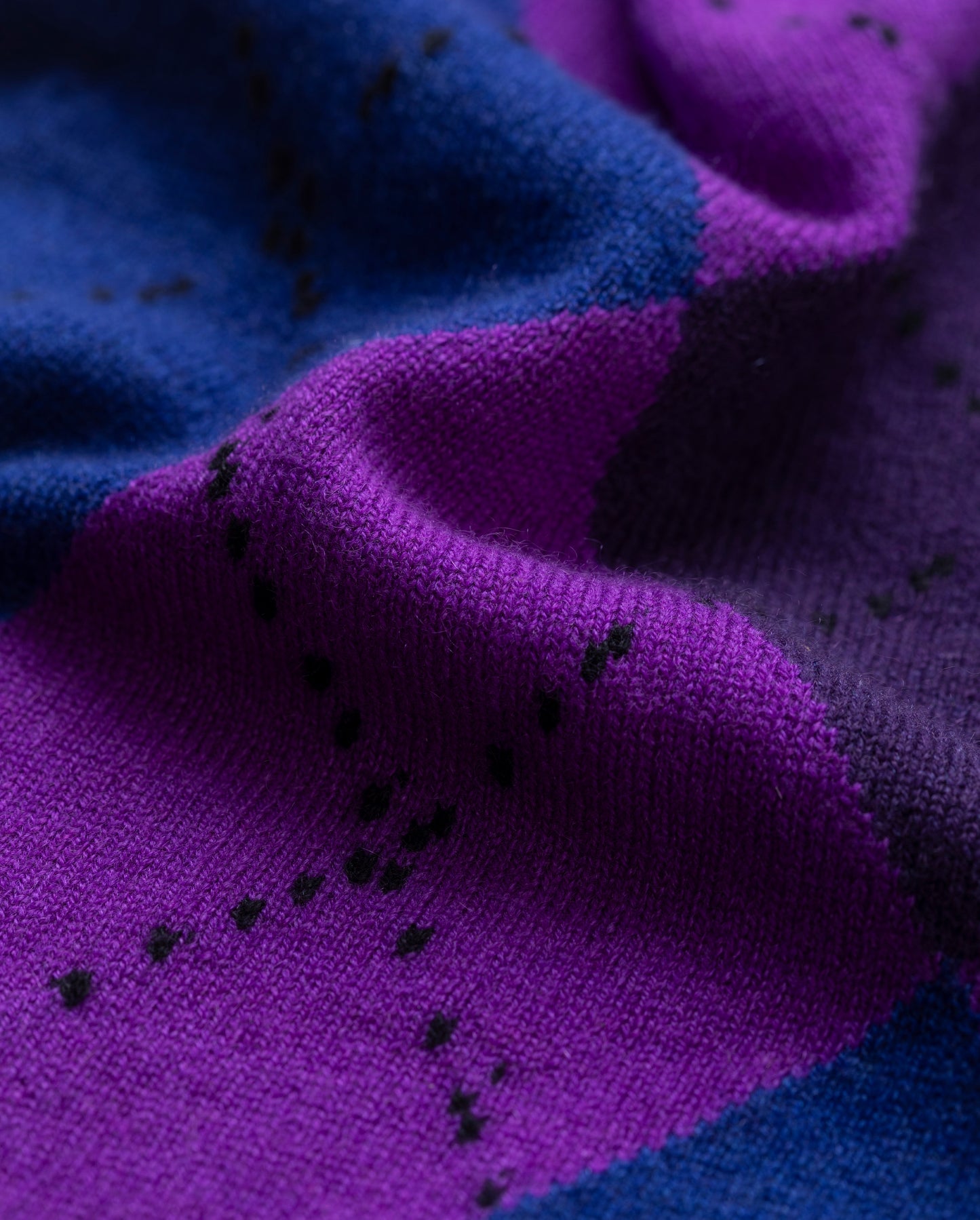 JOHNSTONS OF ELGIN CASHMERE NECK TIE ARGYLE CLAN BANDANA PURPLE 100% CASHMERE HAP03612JU1669ONE