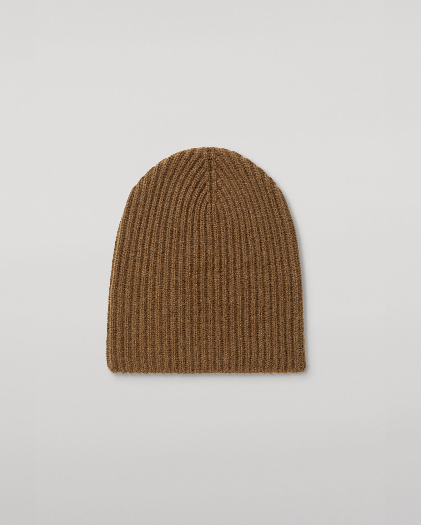 JOHNSTONS OF ELGIN CASHMERE RIBBED LOVAT BEANIE GREEN 100% CASHMERE HAY03614SC4756ONE
