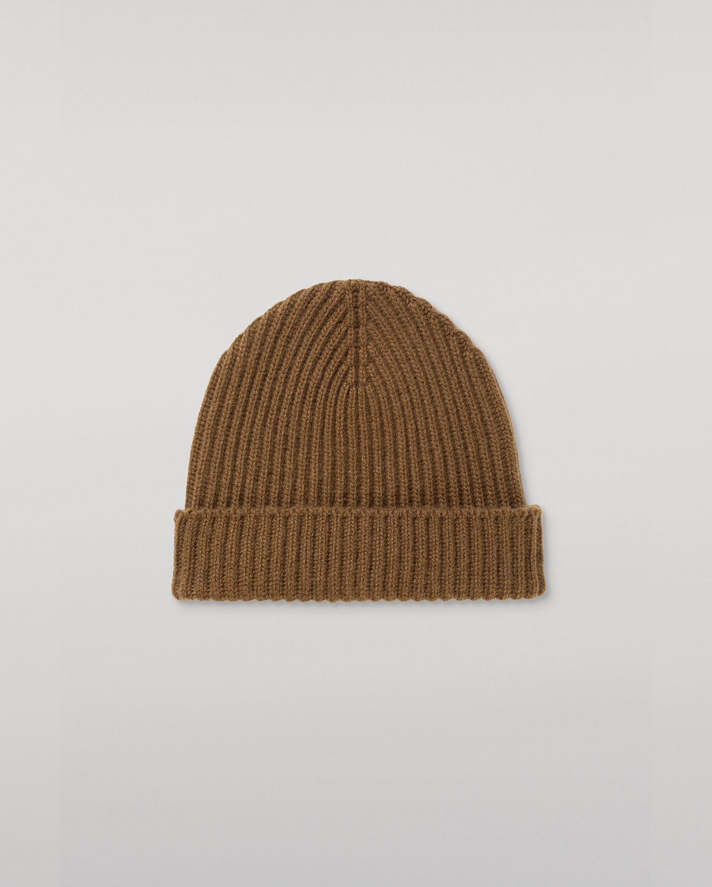 JOHNSTONS OF ELGIN CASHMERE RIBBED LOVAT BEANIE GREEN 100% CASHMERE HAY03614SC4756ONE