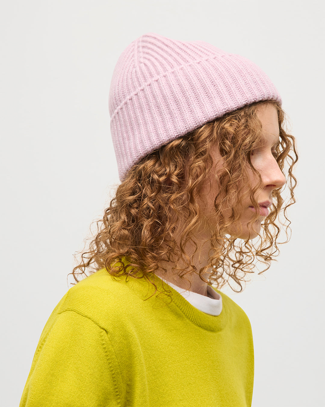 JOHNSTONS OF ELGIN LOVAT HAT 100% CASHMERE LUNAN PINK HAY03614HE0071ONE
