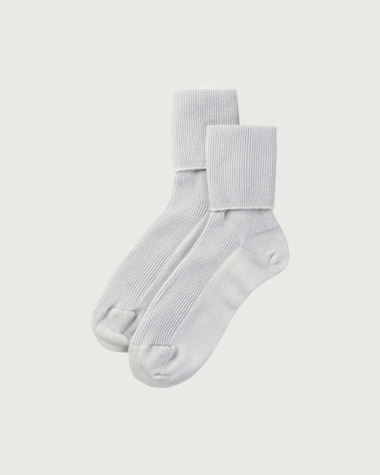 Johnstons of Elgin Women's Light Blue Cashmere Socks HBN00007SD0169ONE
