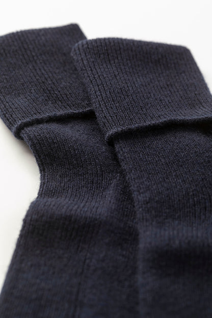 Johnstons of Elgin Women's Dark navy Cashmere Socks HBN00007SD7666ONE
