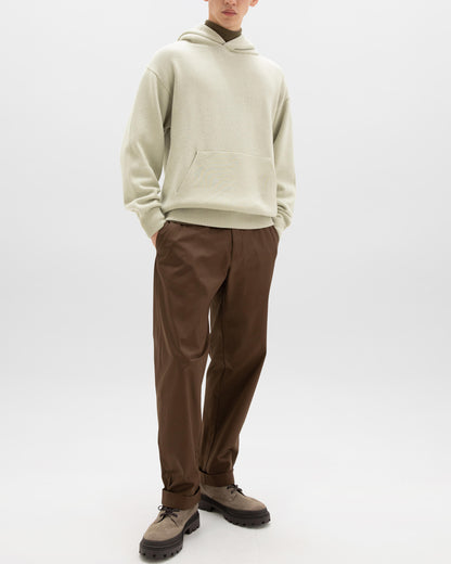 Johnstons of Elgin AW24 Unisex Knitwear Lichen Unisex Cashmere Hoodie KAA05271SC0158