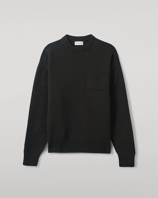 Johnstons of Elgin Men's Grey Cashmere Jumper KAA05310SC7330