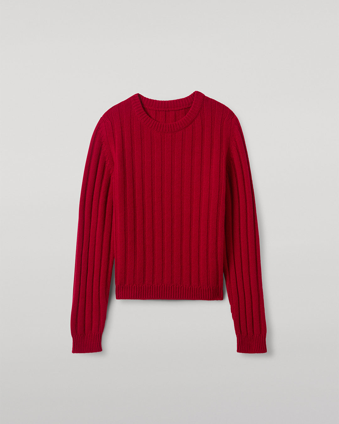 JOHNSTONS OF ELGIN WOMENS LECHT CREW SWEATER RED KAC05706SE5325