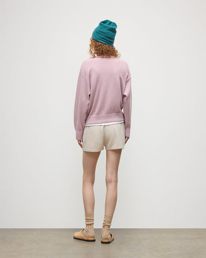 JOHNSTONS OF ELGIN WOMENS COVE CASHMERE SHORTS NATURAL KAI05078HA0402