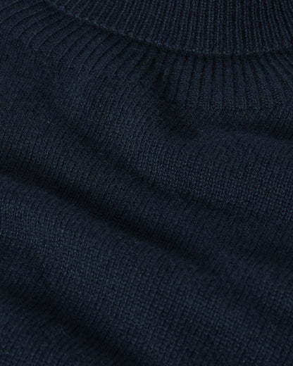 Johnstons of Elgin AW25 Women's Knitwear Bottle Green Gauzy Cashmere Green Roll Neck Jumper Details KAI05324SC7341