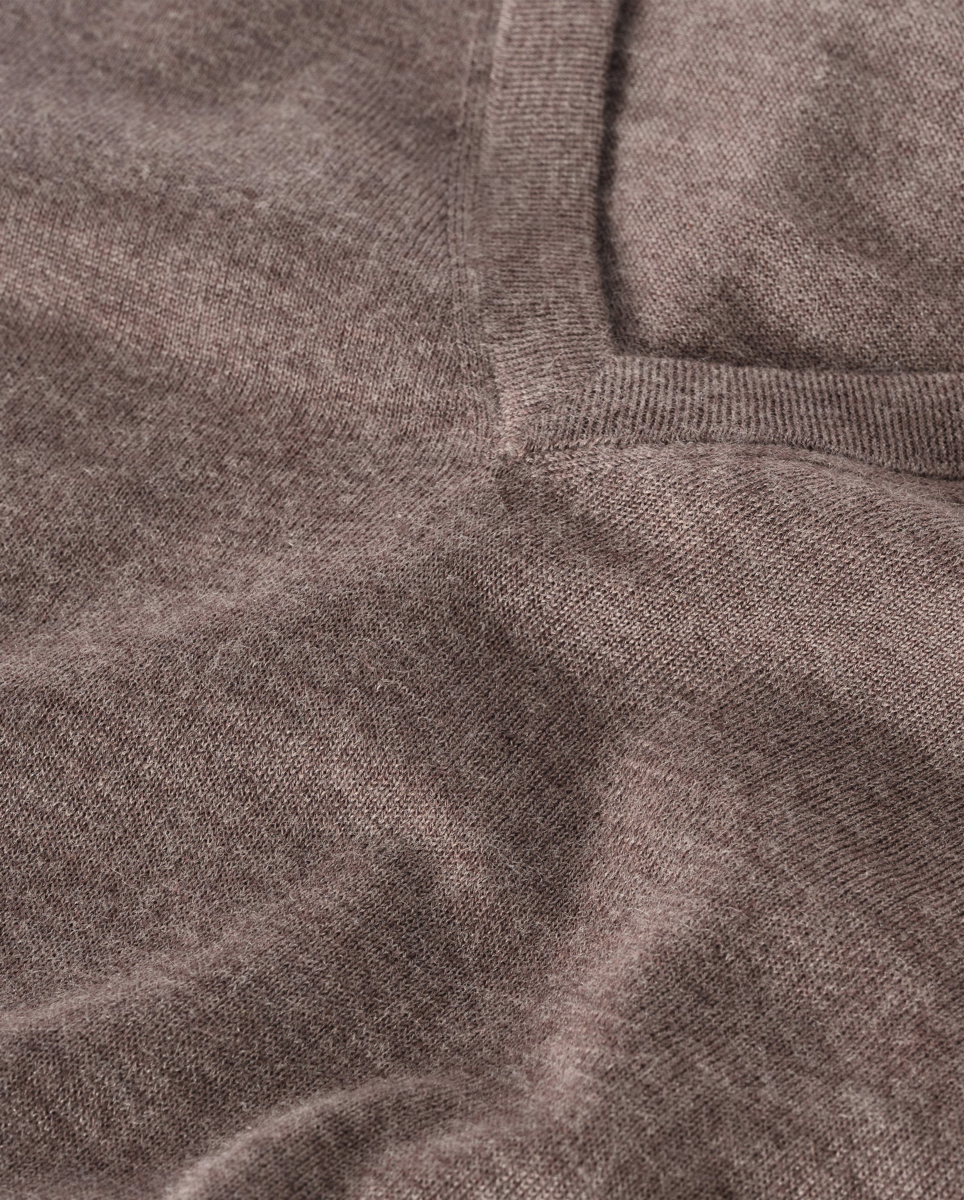 JOHNSTONS OF ELGIN WOMENS ELISE VEE SWEATER LIGHT BROWN 100% SUPERFINE CASHMERE KAI05715HB7092