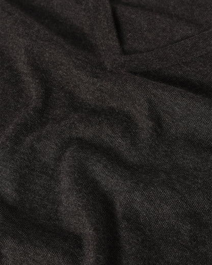 JOHNSTONS OF ELGIN WOMENS ELISE VEE SWEATER GREY 100% SUPERFINE CASHMERE  KAI05715HA7218