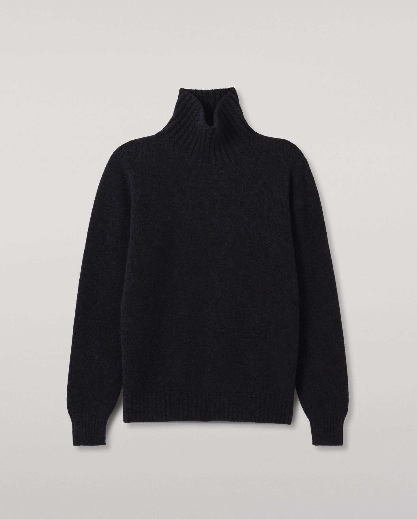 JOHNSTONS OF ELGIN MACKINTOSH ROLL NECK SWEATER DONEGAL CASHMERE ROLL NECK SWEATER BLUE 100% CASHMERE KAI05957HD7348