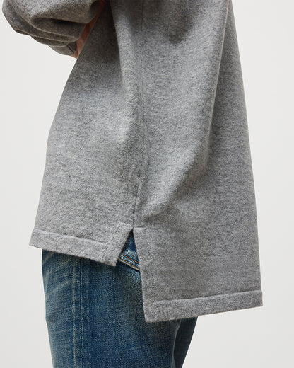 JOHNSTONS OF ELGIN WOMENS MUNRO SHIRT LIGHT GREY 100% CASHMERE KAP05765HA0308