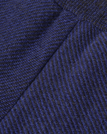 JOHNSTONS OF ELGIN REEL PANTS CASHMERE TWILL STITCH PANTS WITH SIDE POCKETS - 2 PLY GREY & BLUE 100% CASHMERE KAP05994Q26339