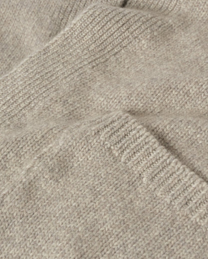 JOHNSTONS OF ELGIN BAY SLOUCH CARDIGAN MARBLED CASHMERE SLOUCH CARDIGAN WITH POCKETS GREY 78% CASHMERE, 22% COTTON KBB01069HA4273