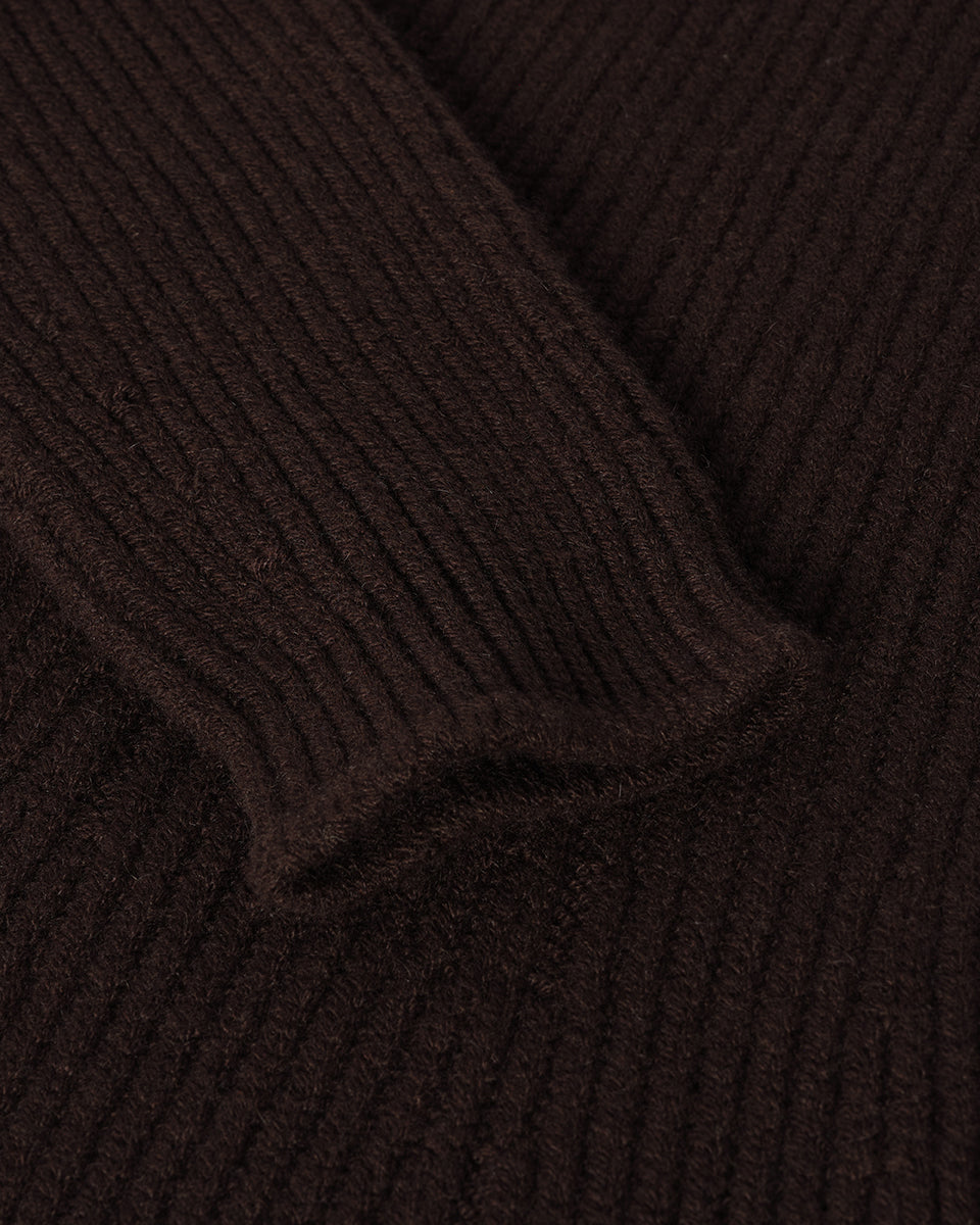 Johnstons of Elgin Women's Cashmere Dark brown Dress KBI01033SB7290
