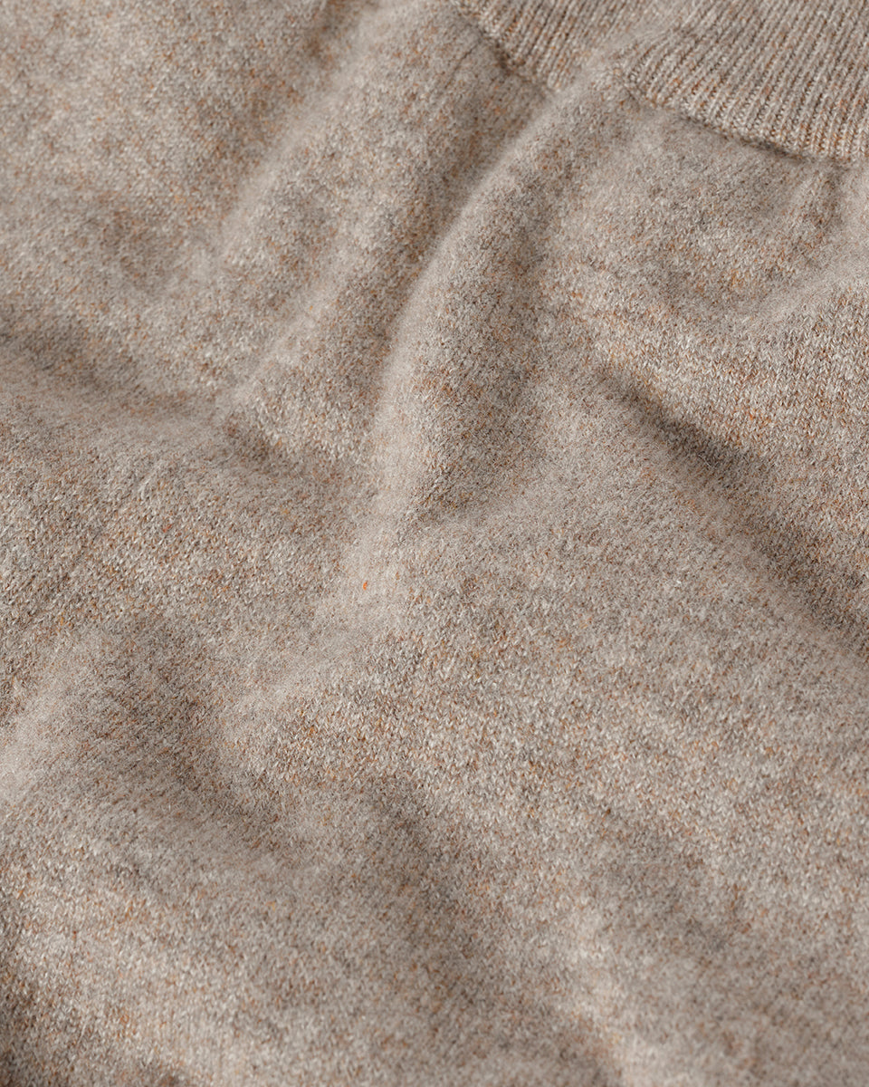 Johnstons of Elgin  Women's Knitwear Ash Wide Leg Cashmere Trousers KBP00926HB4334
