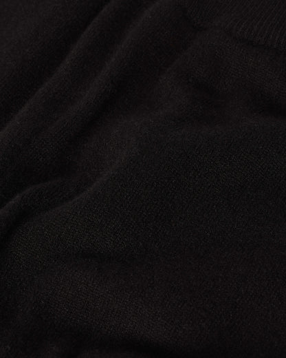 Johnstons of Elgin Women's Knitwear Black Wide Leg Cashmere Trousers KBP00926SA7210