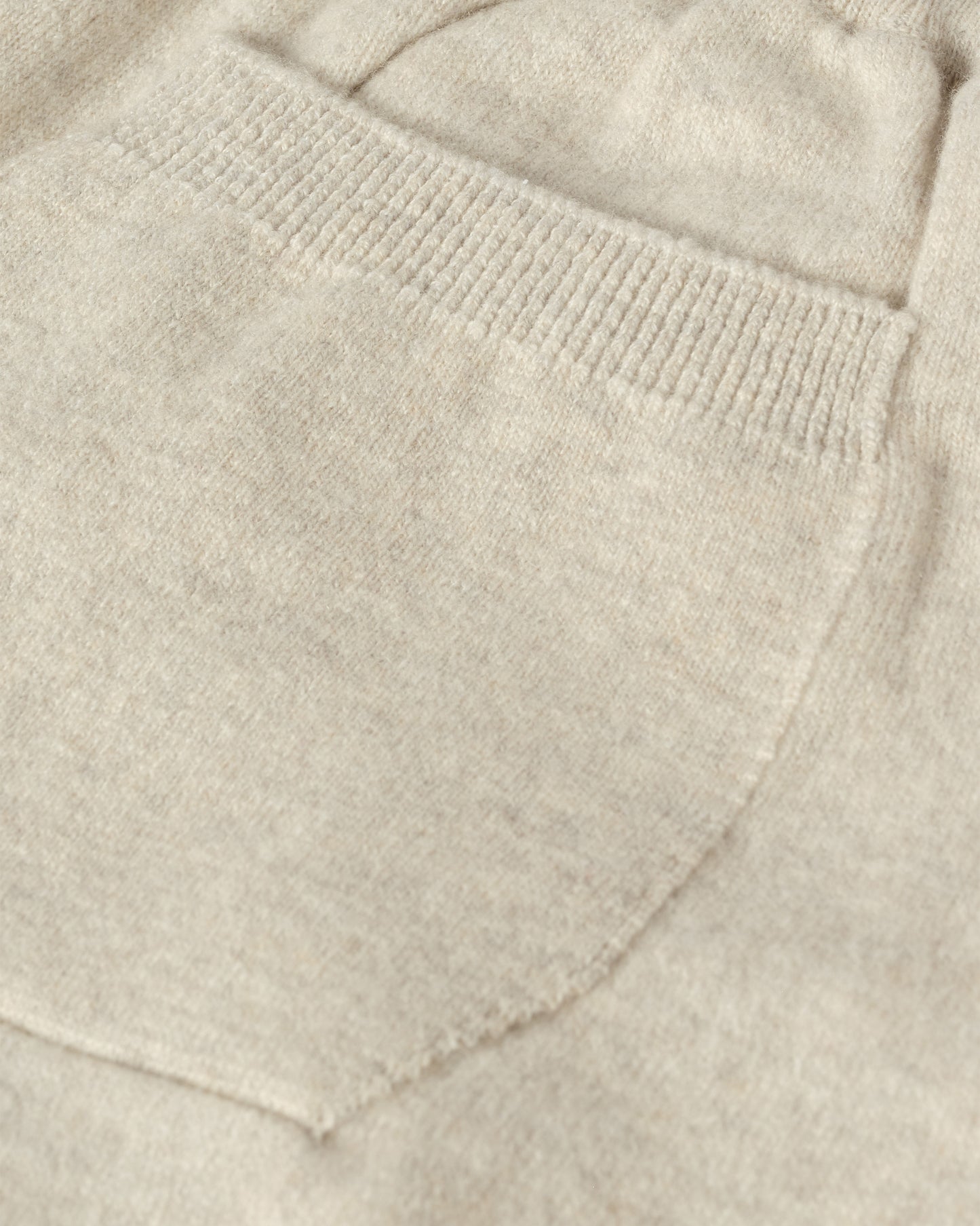 JOHNSTONS OF ELGIN MENS KIRK SWEATPANTS NATURAL 97% CASHMERE 3% POLYESTER KBP00948HA0402