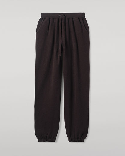 Johnstons of Elgin AW25 Men's Knitwear Molasses Tapered Cashmere Brown Joggers KBP00948SB7290