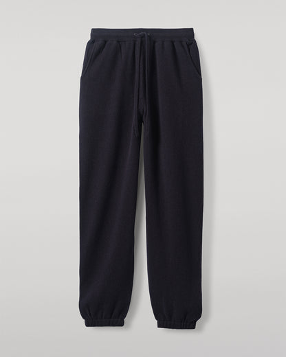 Johnstons of Elgin AW25 Men's Knitwear Dark Navy Tapered Cashmere Navy Joggers KBP00948SD7666