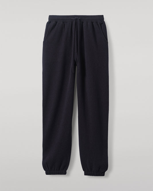Johnstons of Elgin AW25 Men's Knitwear Dark Navy Tapered Cashmere Navy Joggers KBP00948SD7666
