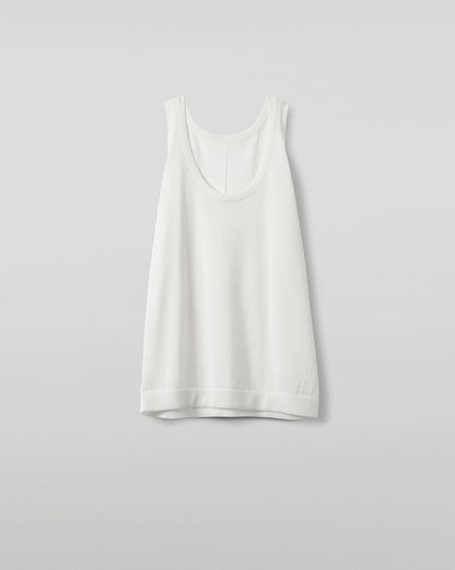 JOHNSTONS OF ELGIN WOMENS GREER VEST WHITE 100% MERINO WOOL KDI00785SA0396
