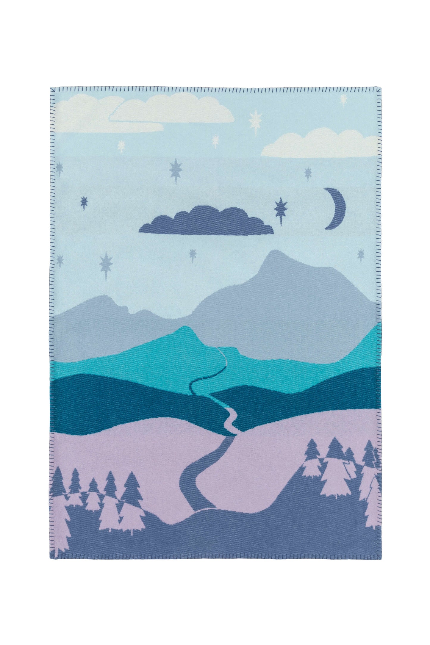 Johnstons of Elgin 2024 Children's Blanket Collection Mountainside Mountainside' Blanket Stitched Children's Throw TB000582RU7441ONE