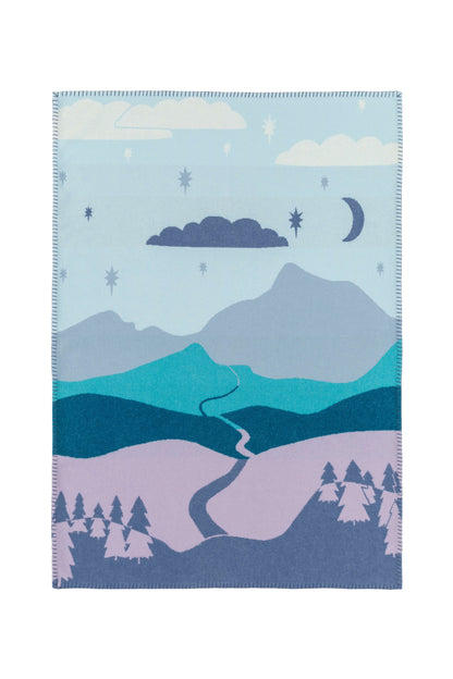 Johnstons of Elgin 2024 Children's Blanket Collection Mountainside Mountainside' Blanket Stitched Children's Throw TB000582RU7441ONE