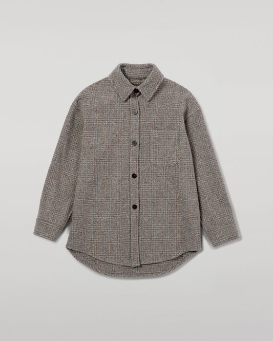 Johnstons of Elgin Women's Tailoring Ash Small Glen Urquhart  TB000754RU7675