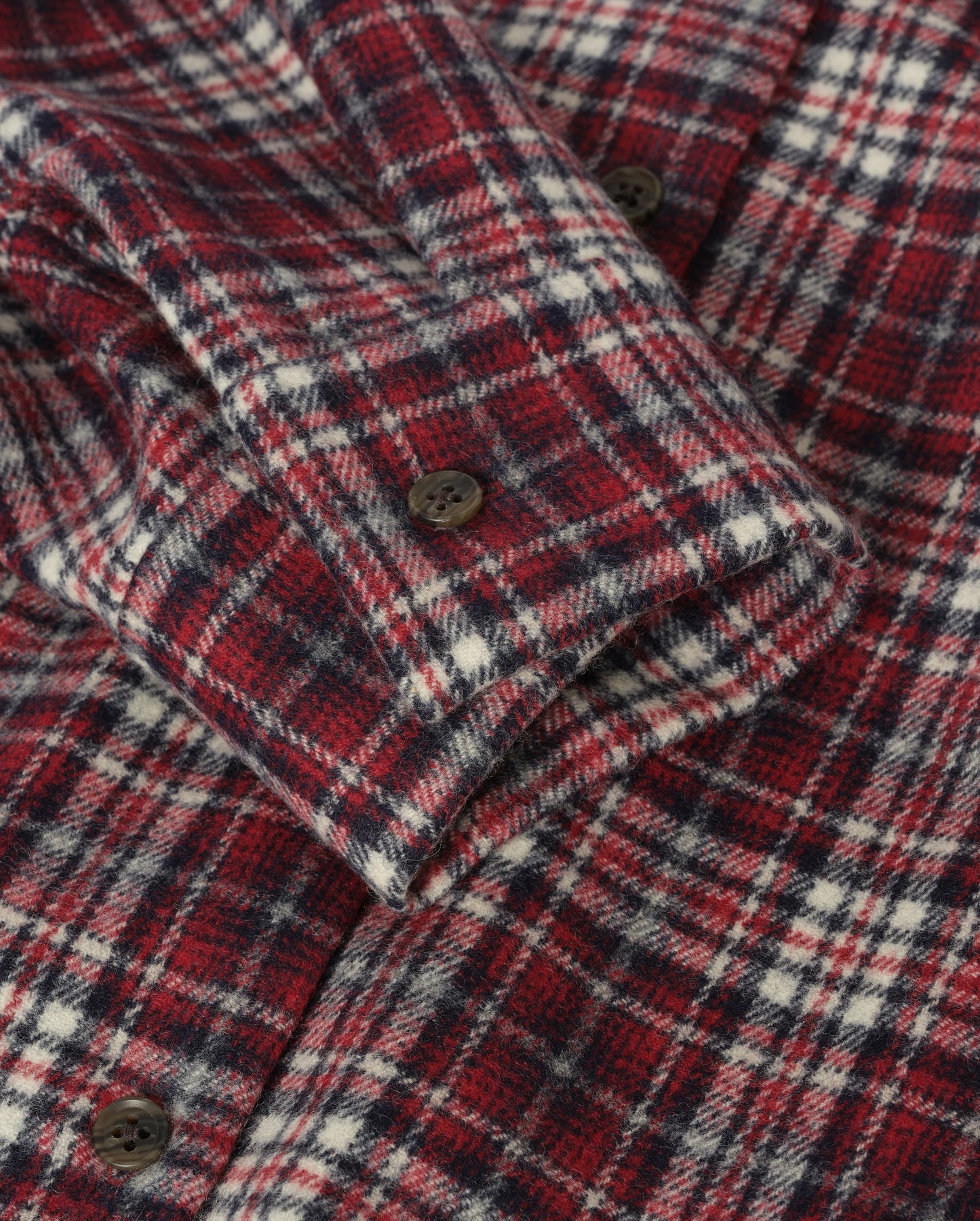 JOHNSTONS OF ELGIN WOMENS CLANLASS WOOL CASHMERE OVERSHIRT 90% WOOL, 10% CASHMERE TB000842RU7842