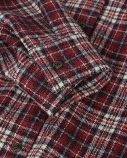 JOHNSTONS OF ELGIN WOMENS CLANLASS WOOL CASHMERE OVERSHIRT 90% WOOL, 10% CASHMERE TB000842RU7842