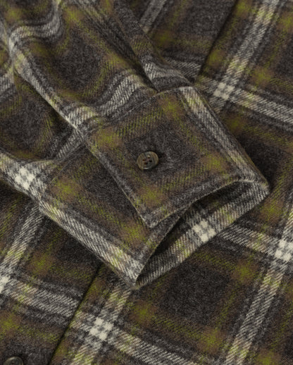 JOHNSTONS OF ELGIN WOMENS CLANLASS WOOL CASHMERE OVERSHIRT 90% WOOL, 10% CASHMERE TB000842RU7843