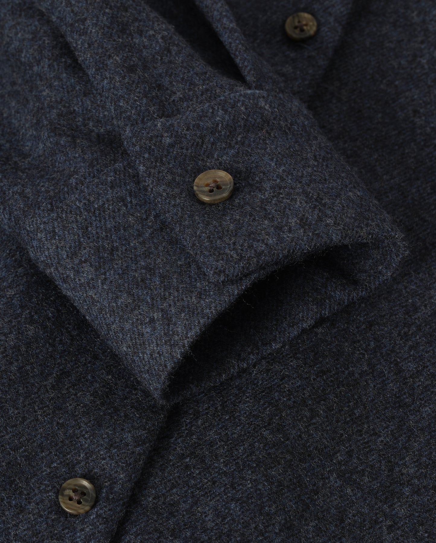 JOHNSTONS OF ELGIN WOMENS ETAIN WOOL CASHMERE GRANDAD SHIRT 90% WOOL, 10% CASHMERE TB000857RU7845
