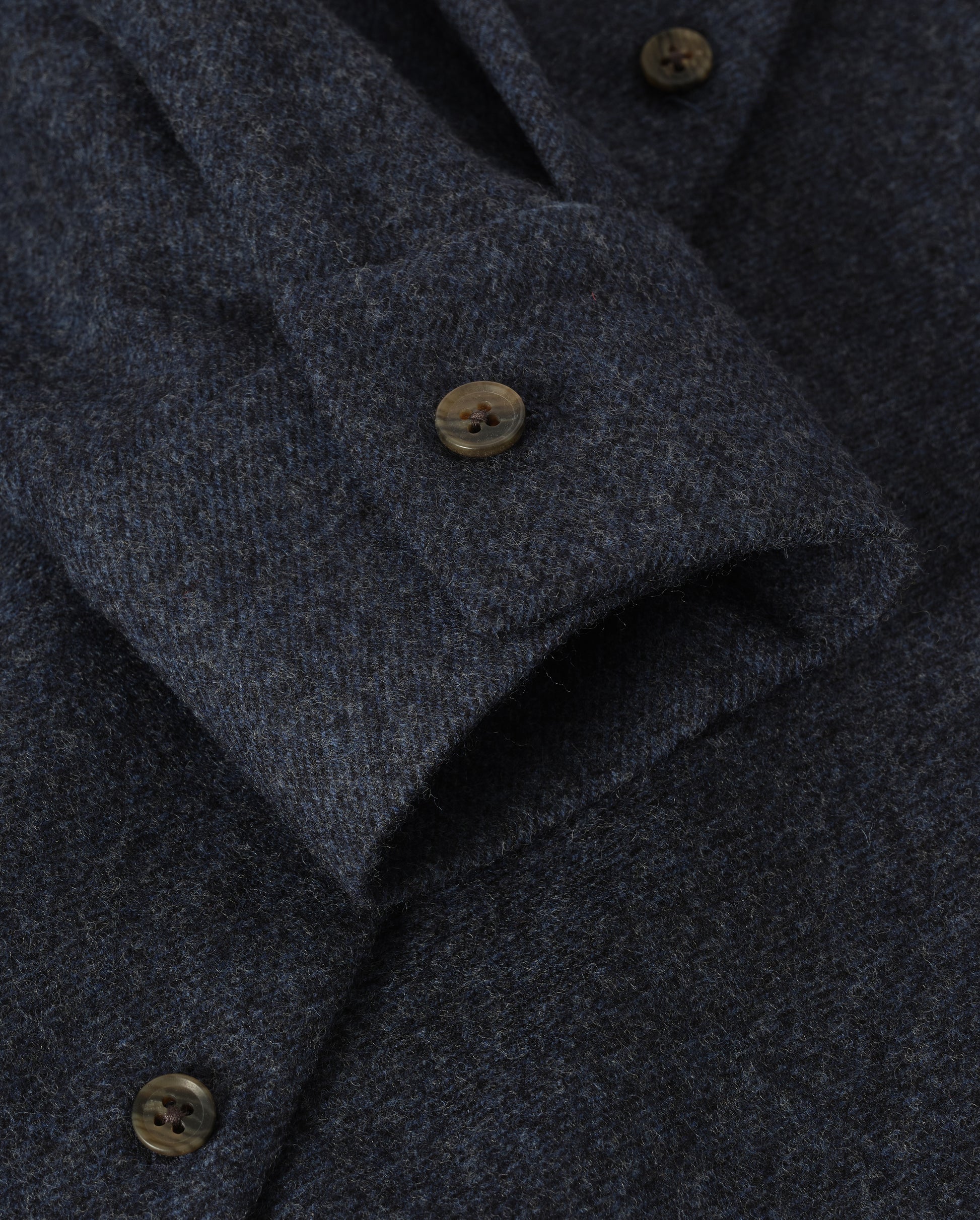 JOHNSTONS OF ELGIN WOMENS ETAIN WOOL CASHMERE GRANDAD SHIRT 90% WOOL, 10% CASHMERE TB000857RU7845