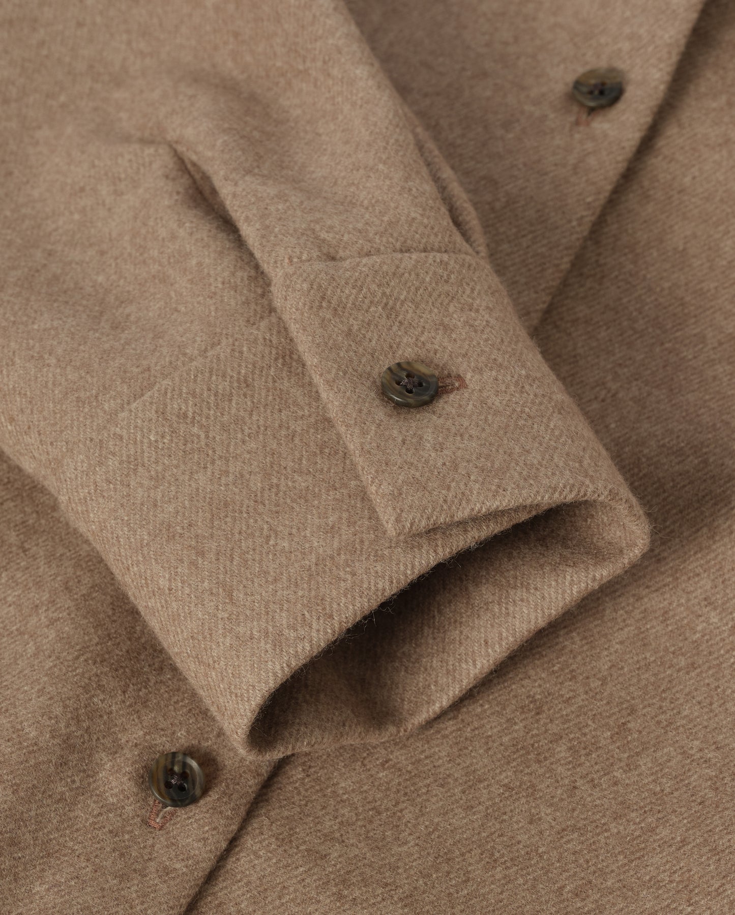 JOHNSTONS OF ELGIN WOMENS ETAIN WOOL CASHMERE GRANDAD SHIRT 90% WOOL, 10% CASHMERE TB000857RU7880