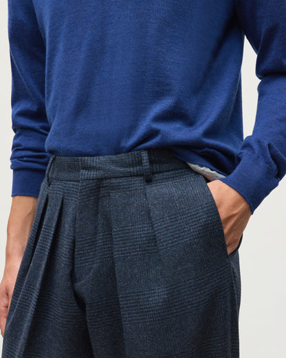 JOHNSTONS OF ELGIN MENS TRAQUAIR CASHMERE TROUSERS 90% WOOL, 10% CASHMERE TB000862RU7850