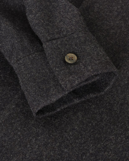 JOHNSTONS OF ELGIN MENS CORRIE WOOL CASHMERE OVERSHIRT 90% WOOL, 10% CASHMERE TB000865RU7853