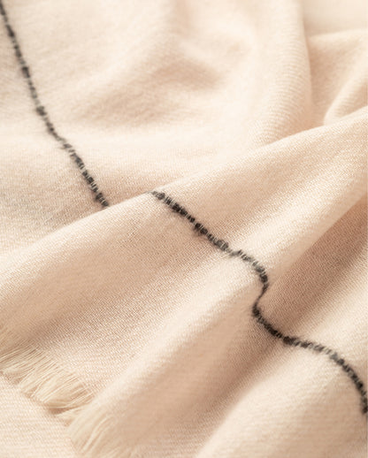 JOHNSTONS OF ELGIN CASHMERE USAN SEMI PLAIN SCARF PINK 100% CASHMERE WA002550RU7758ONE