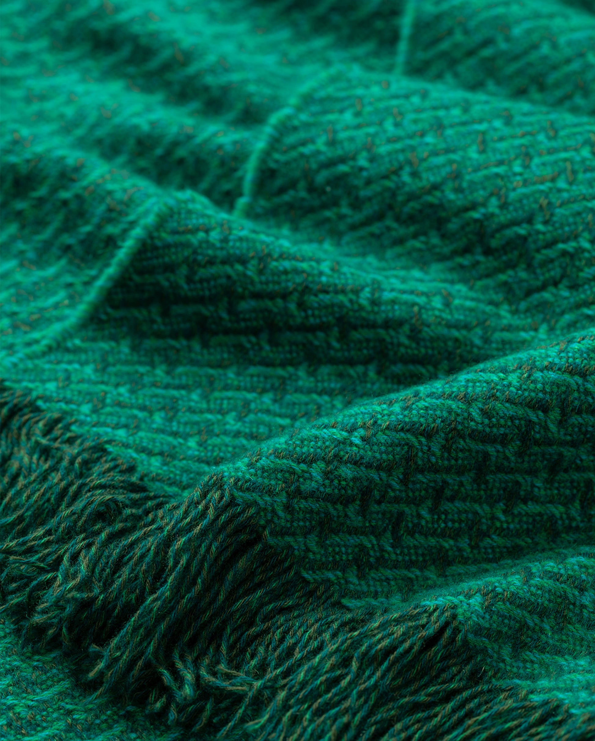 JOHNSTONS OF ELGIN CASHMERE YARROW SCARF GREEN 100% CASHMERE WA002618RU7800ONE
