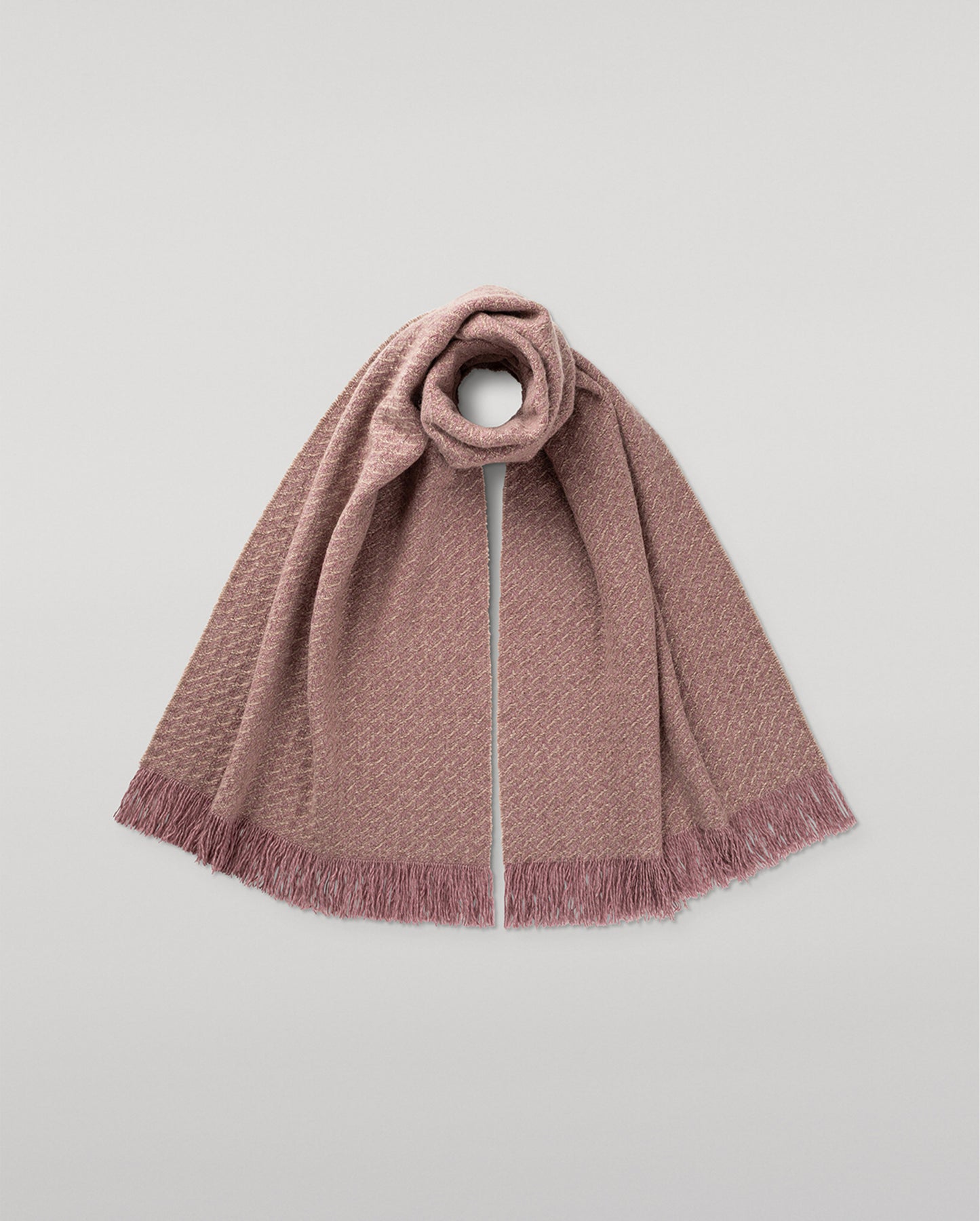 JOHNSTONS OF ELGIN CASHMERE YARROW SCARF NATURAL 100% CASHMERE WA002618RU7801ONE