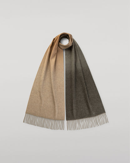 JOHNSTONS OF ELGIN CASHMERE UMBRA SCARF BROWN 100% CASHMERE WA002634RU7755ONE