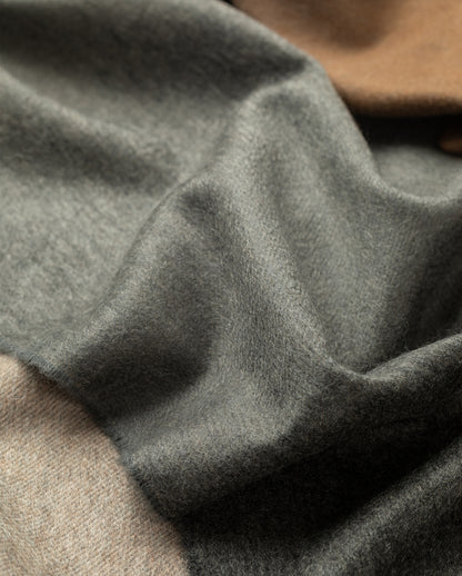 JOHNSTONS OF ELGIN CASHMERE UMBRA SCARF BROWN 100% CASHMERE WA002634RU7755ONE