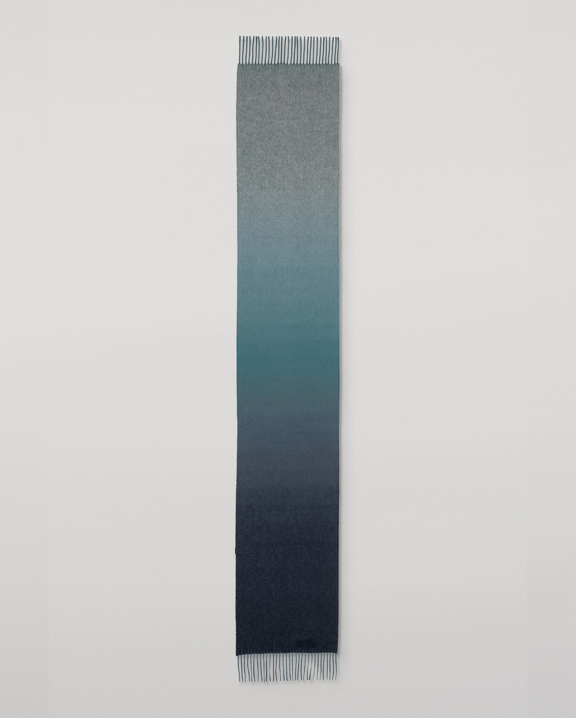 JOHNSTONS OF ELGIN CASHMERE UMBRA SCARF BLUE 100% CASHMERE WA002634RU7767ONE
