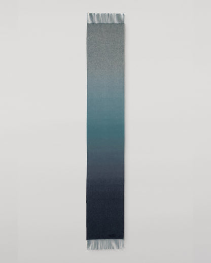 JOHNSTONS OF ELGIN CASHMERE UMBRA SCARF BLUE 100% CASHMERE WA002634RU7767ONE