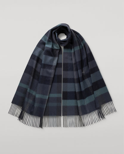 JOHNSTONS OF ELGIN CASHMERE MULTI CHECK SCARF 100% CASHMERE WA002635RU7753ONE
